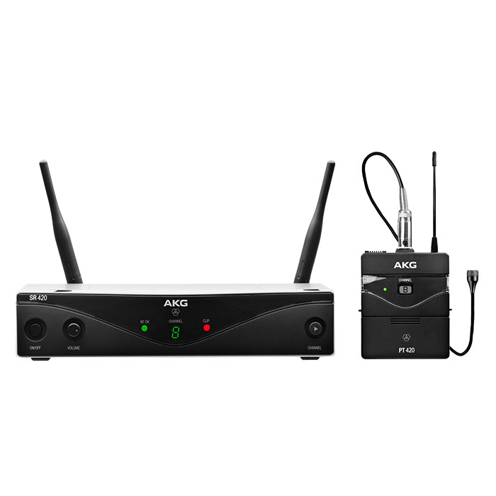 AKG无线领夹话筒WMS420/PT420/C417L PRESENTER SET